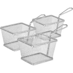 Set De 3 Cestillos Rectangulares Para Presentación De Fritos Lifestyle -Brico Lemar Comercio set de 3 cestillos rectangulares para presentacion de fritos lifestyle 1