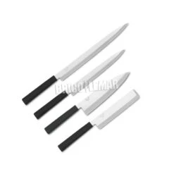 Set De 4 Cuchillos Serie Tokyo Con Barra Magnética Portacuchillos Y Pinzas Para Sushi 3 Claveles -Brico Lemar Comercio set de 4 cuchillos serie tokyo con barra magnetica portacuchillos y pinzas para sushi 3 claveles 1
