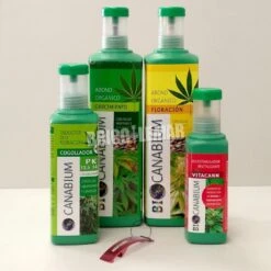 Set De 4 Productos Esenciales Para El Cultivo De Plantas De Cannabis Canabium