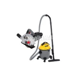 Set De Ranuradora De Pared 1700W Y Aspiradora Multiuso Seco-humedo 1000W 18 Litros Powerplus