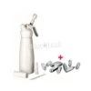 Set De Sifón De Nata Blanco 0,50 Lt. + 10 Cargas Para Sifones De Nata Ibili -Brico Lemar Comercio set de sifon de nata blanco 050 lt 10 cargas para sifones de nata ibili