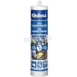 Silicona Para Acuario Y Terrarios 290ml Negro Quilosa
