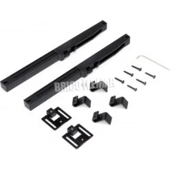 Sistema Barn Para Puertas Correderas Colgadas De Madera Cierre Suave 60Kg Acero Negro Emuca -Brico Lemar Comercio sistema barn para puertas correderas colgadas de madera cierre suave 60kg acero negro emuca 3