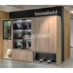 Sistema Flow Para 2 Puertas Correderas De Madera Apoyadas Acero Y Aluminio Anodizado Emuca -Brico Lemar Comercio sistema flow para 2 puertas correderas de madera apoyadas acero y aluminio anodizado emuca 2