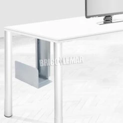 Soporte Ordenador Acero Gris Metalizado Emuca