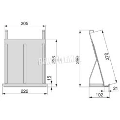 Soporte Para Tablet Para Colgar Titane Acero Gris Antracita Emuca 12 Soporte Para Tablet Para Colgar Titane Acero Gris Antracita Emuca -Brico Lemar Comercio soporte para tablet para colgar titane acero gris antracita emuca 3