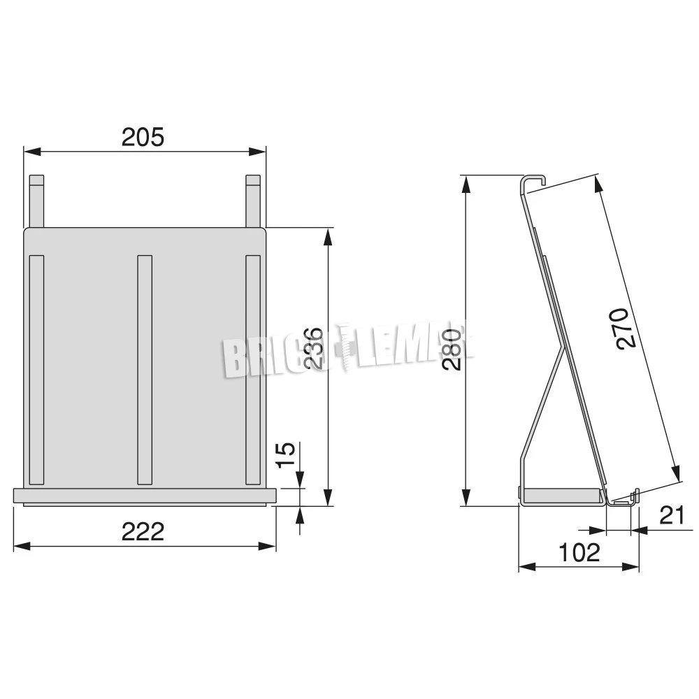 Soporte Para Tablet Para Colgar Titane Acero Gris Antracita Emuca 6 Soporte Para Tablet Para Colgar Titane Acero Gris Antracita Emuca - Imagen 4