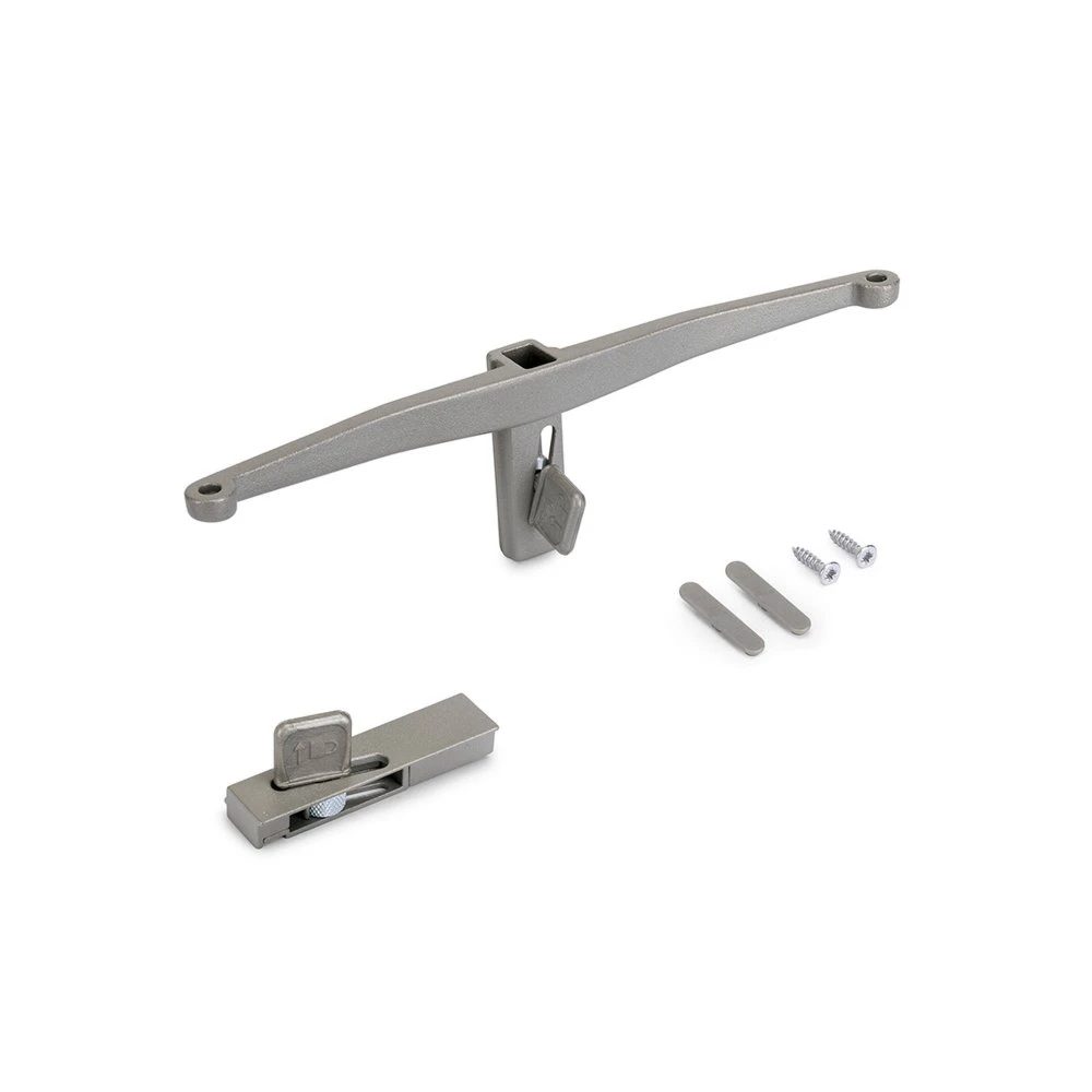 Soportes 5 Estantes Madera Estructura Zero Zamak Gris - Emuca 7 Soportes 5 Estantes Madera Estructura Zero Zamak Gris - Emuca - Imagen 5