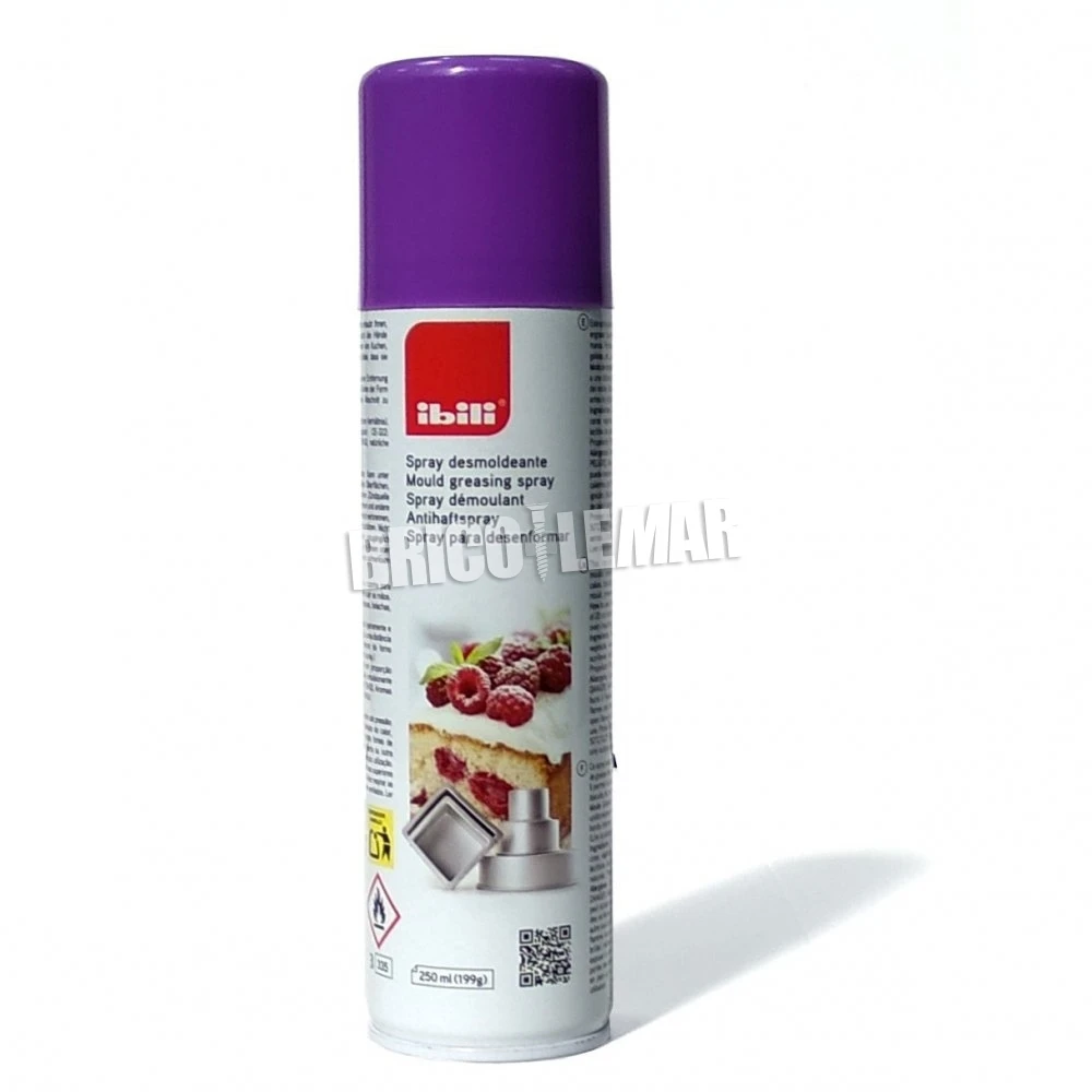 Spray Desmoldeante Antiadherente 250ml Ibili 3 Spray Desmoldeante Antiadherente 250ml Ibili