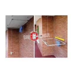 Tendedero Techo Extensible Con Manivela + 40 Pinzas Monoblock Cuncial -Brico Lemar Comercio tendedero techo extensible con manivela 40 pinzas monoblock cuncial 2