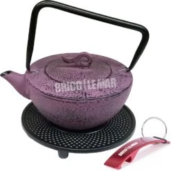 Tetera Hierro Fundido Tokio 450ml + Reposatetera Ibili