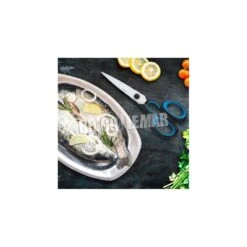 Tijera Cocina Ergo 8” Acero Inoxidable Mango Soft Grip 3 Claveles -Brico Lemar Comercio tijera cocina ergo 8 acero inoxidable mango soft grip 3 claveles 2