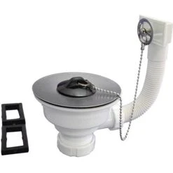 Válvula Fregadero Gigante Con Rebosadero 1.1/2" Tecnoagua