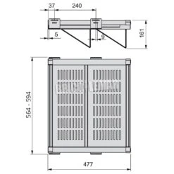 Zapatero Extraíble Para Interior De Armario Módulo De 600mm Cierre Suave Acero Color Moka Emuca 9 Zapatero Extraíble Para Interior De Armario Módulo De 600mm Cierre Suave Acero Color Moka Emuca -Brico Lemar Comercio zapatero extraible para interior de armario modulo de 600mm cierre suave acero color moka emuca 3